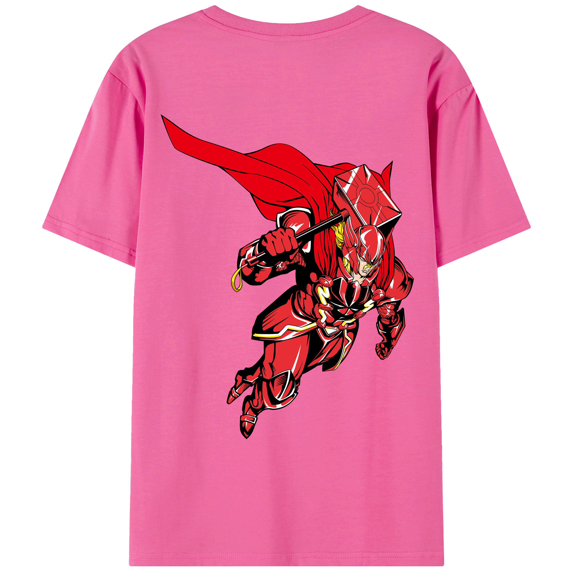 （画像用） アベンジャーズ The Avengers レディース半袖Tシャツ(バックプリント)